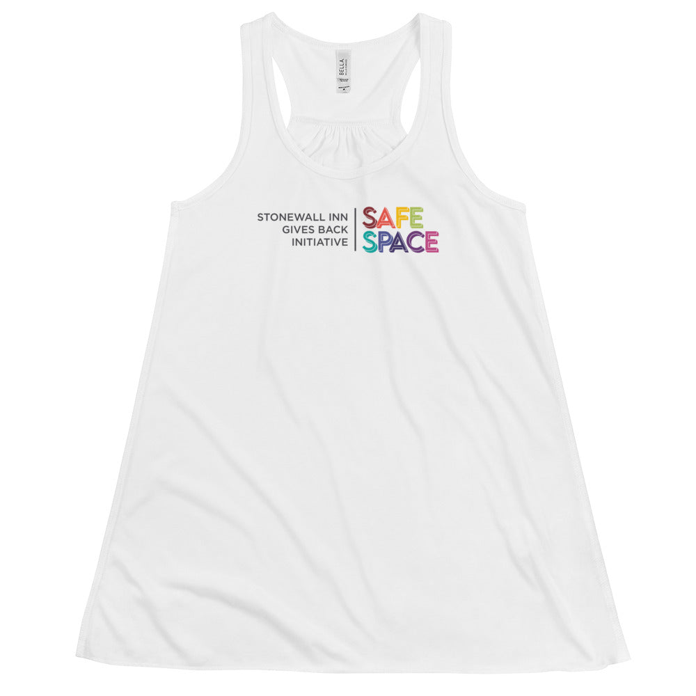 Safe Space Stonewall Inn Gives Back Initiative Flowy Tank in White