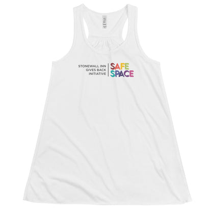 Safe Space Stonewall Inn Gives Back Initiative Flowy Tank in White